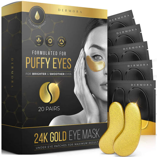 Patchs 24K Gold | Anti-Gonflement Sous Les Yeux, Anti-Tache, Anti-Age