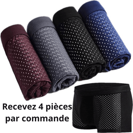 🔥 [OFFRE EXCLUSIVE] 4 Boxers en Fibre de Bambou pour le Prix de 3 Confort+