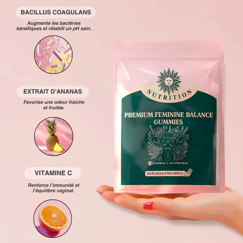 Gummies Équilibre Intime™ – Retrouvez Confort & Fraîcheur intime (satisfait ou remboursé) !