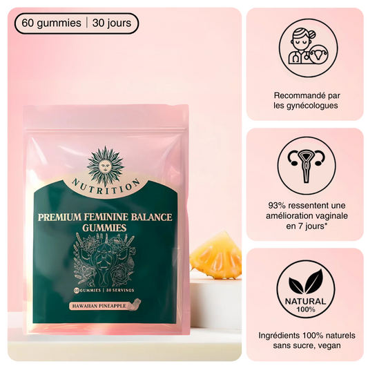 Gummies Équilibre Intime™ – Retrouvez Confort & Fraîcheur intime (satisfait ou remboursé) !