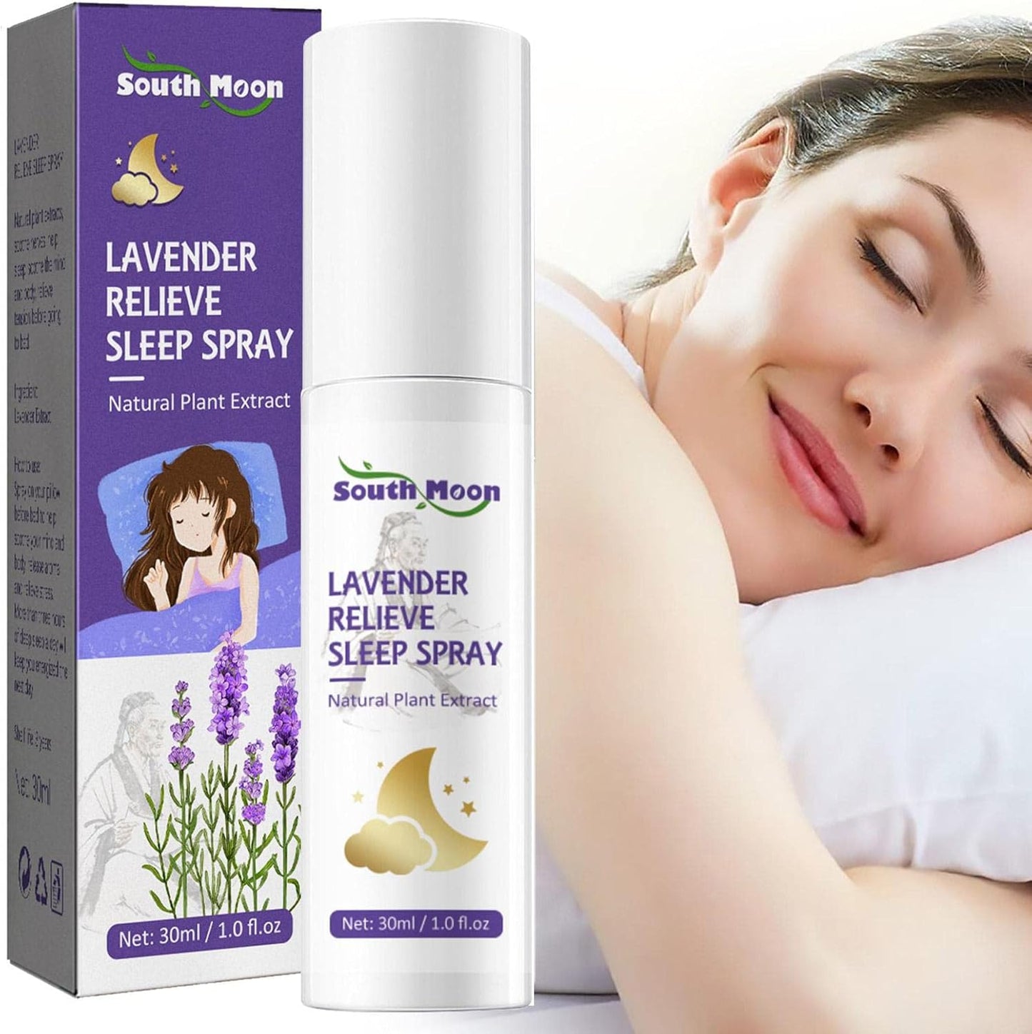 Spray Sommeil à la Lavande- Endormissement Rapide & Nuit Paisible