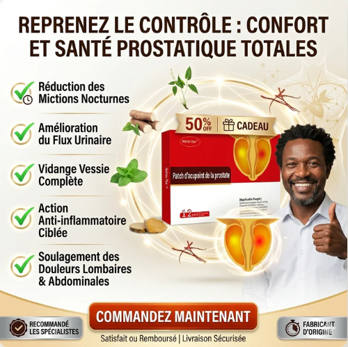 Libérez-vous des Problèmes de Prostate : Retrouvez votre Confort et votre Virilité dès Aujourd'hui!