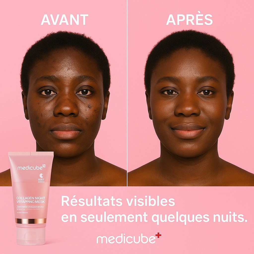 Masque nocturne réparateur au collagène revitalisant – Réveillez-vous avec une peau plus ferme & éclatante