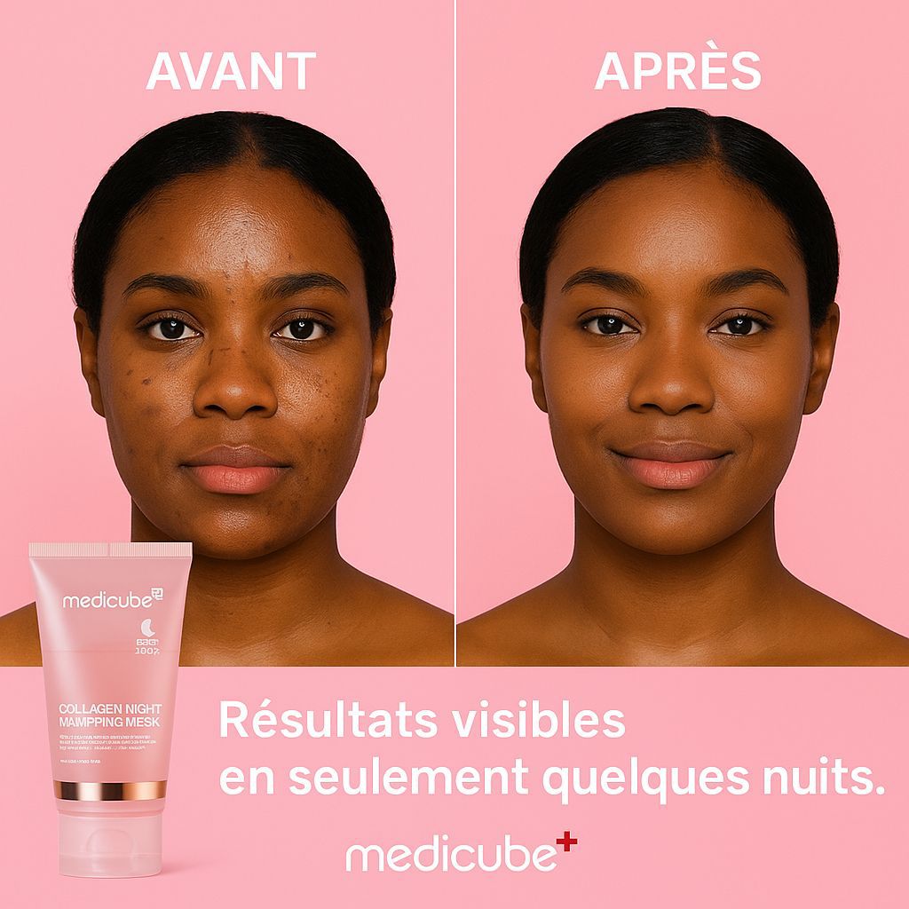 Masque nocturne réparateur au collagène revitalisant – Réveillez-vous avec une peau plus ferme & éclatante