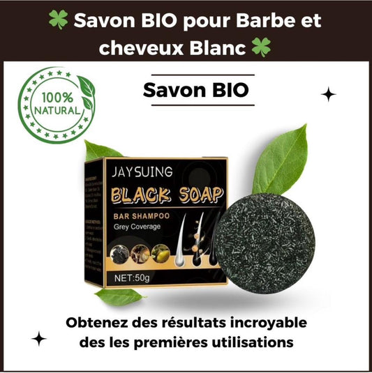 Savon Bio pour Barbe et Cheveux Blancs