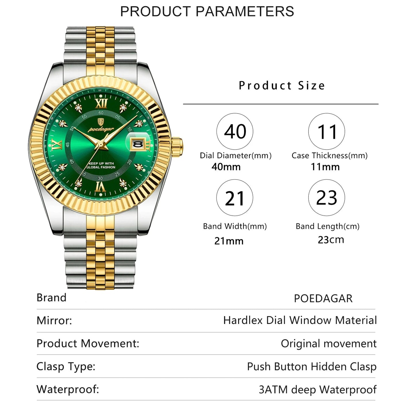 Montre Prestige Homme – Élégance et Puissance en Un Seul Accessoire