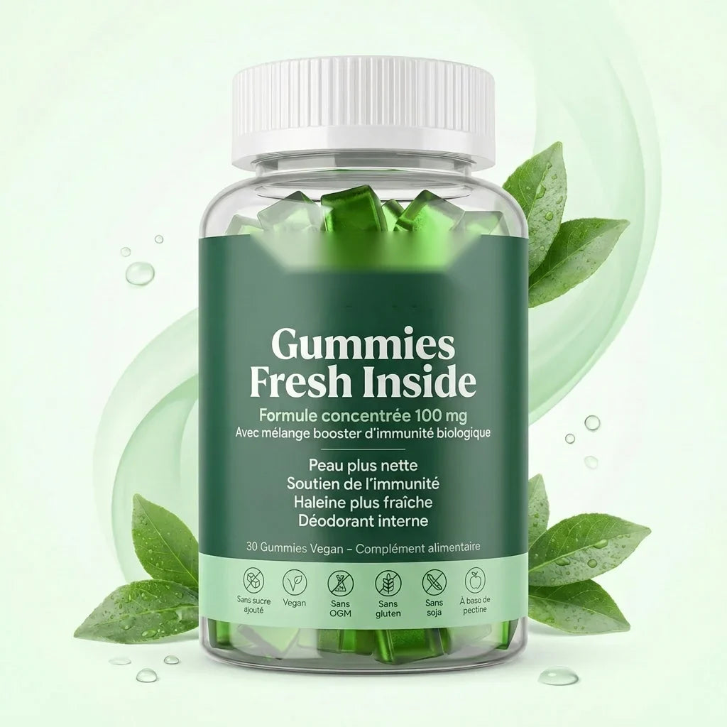 Gummies Anti-Odeur Déodorant Interne
